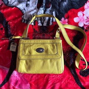 Fossil Marlow Leather Shoulder Bag